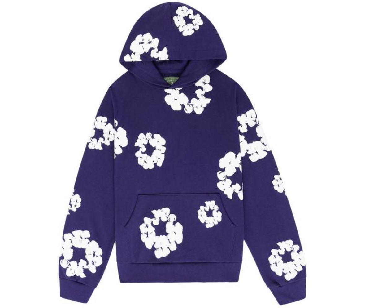 Denim Tears The Cotton Wreath Hoodie Purple