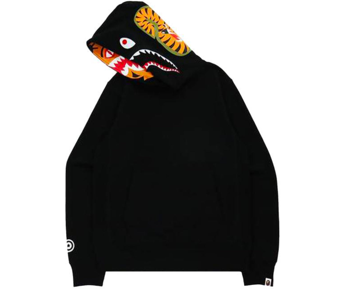 Bape Shark x Tiger Pullover Hoodie “Black”