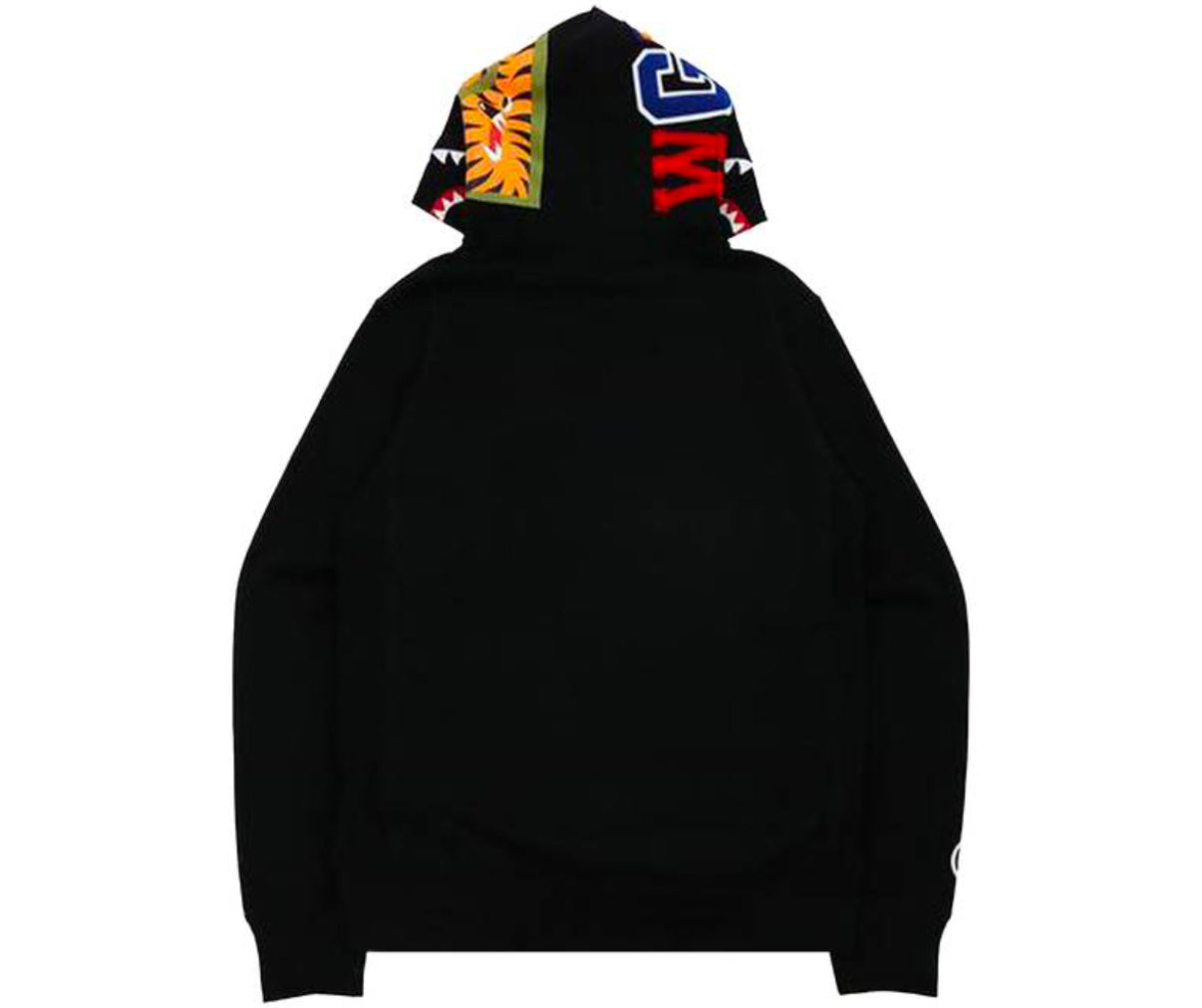 Bape Shark x Tiger Pullover Hoodie “Black”