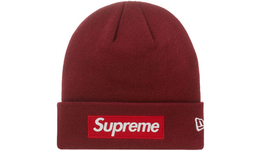 Supreme New Era Box Logo Beanie Cardinal